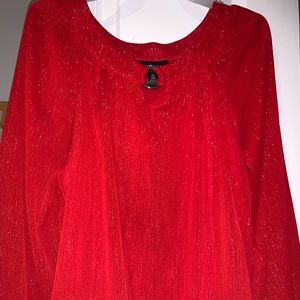 Red formal shirt